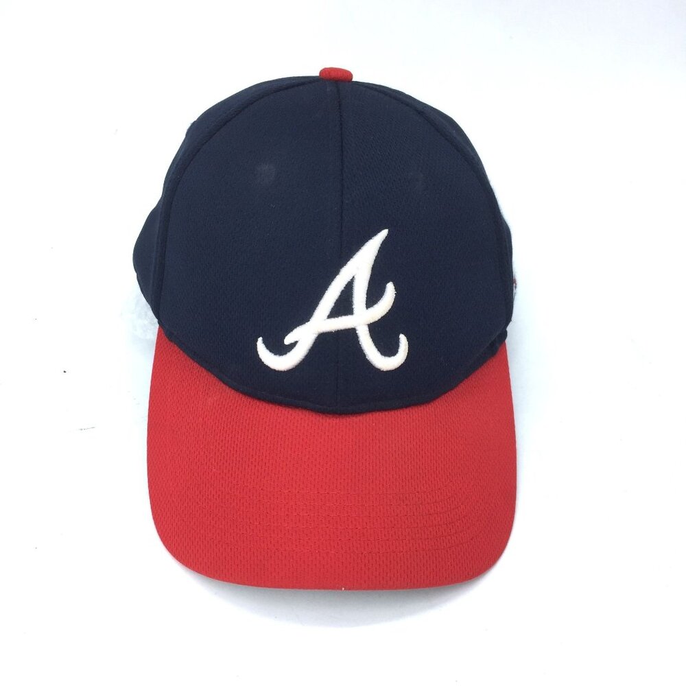 Atlanta Braves Baseball Cap Adjustable Black & Red By OC Sports